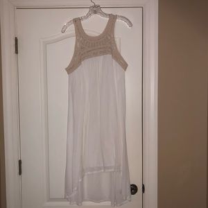 Chelsea and Violet White Sundress